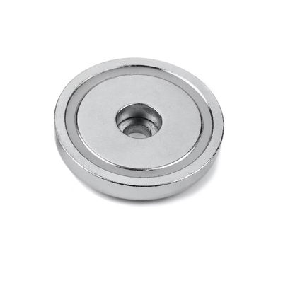 D42mm 도자 마그네트 둥근 컵 네오디미움 자기 기반과 강한 이동 힘
