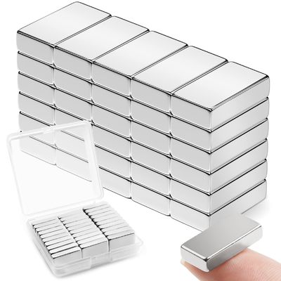 맞춤형 강한 블록 네오디미엄 자석 20mm X 10mm X 2mm 자석 용도 ± 1%