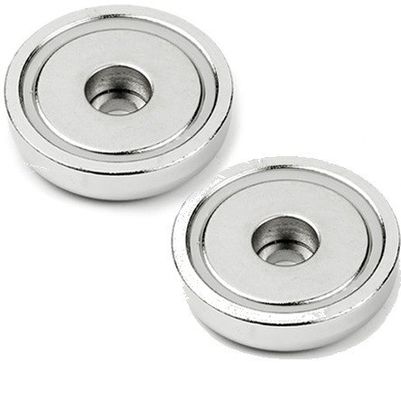 영구 네오디미엄 물질과 중량 POT 카운터싱 구멍을 가진 산업용 자석