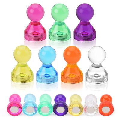 화려한 디자인으로 사무실 지도를 위한 11mm Dia Pot Shape 자석 푸시 핀