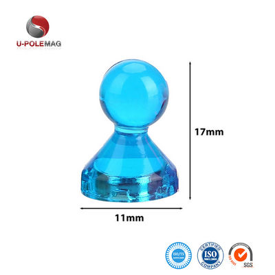 화려한 디자인으로 사무실 지도를 위한 11mm Dia Pot Shape 자석 푸시 핀
