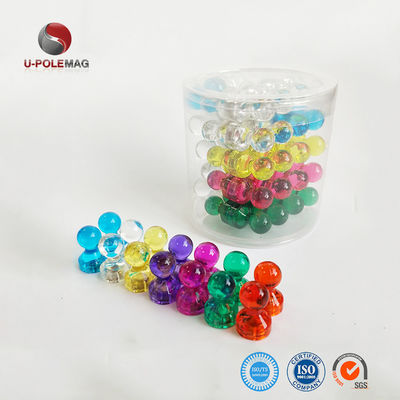 화려한 디자인으로 사무실 지도를 위한 11mm Dia Pot Shape 자석 푸시 핀