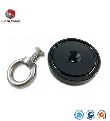 UPN04-75 350lbs 네오디미엄 낚시 자석 눈 볼트 및 /-0.1mm 허용 호크 유형
