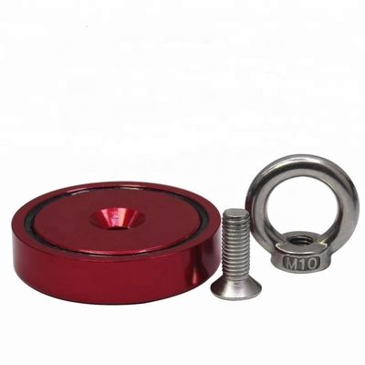 UPN04-75 350lbs 네오디미엄 낚시 자석 눈 볼트 및 /-0.1mm 허용 호크 유형