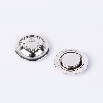 금속 자석 이름 배지 자석 45x13mm 강철판 내부에 산업 자석이 하나