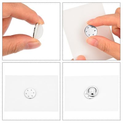 금속 자석 이름 배지 자석 45x13mm 강철판 내부에 산업 자석이 하나