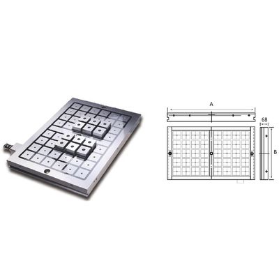 표면 밀러 일렉트로 영구 자석 턱 커스터마이징 길이 470-1010mm