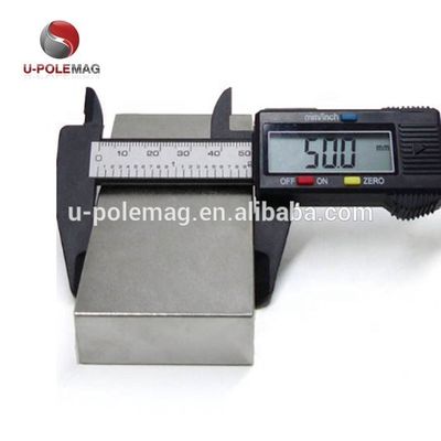 합성 희토류 자석 샘플 강력한 영구 자석 사각형 자석 50*50*25