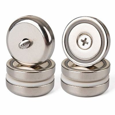 HTN04-60x15-8.5mm 니오디미움 반 침몰 냄비 자석 Ni-Cu-Ni 코팅