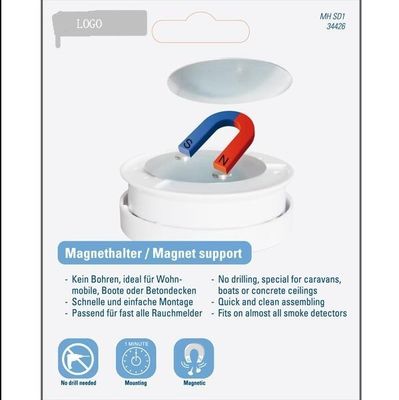 3M 접착 스모크 탐지기에 영구 네오디륨 자석 일반 포장 자석