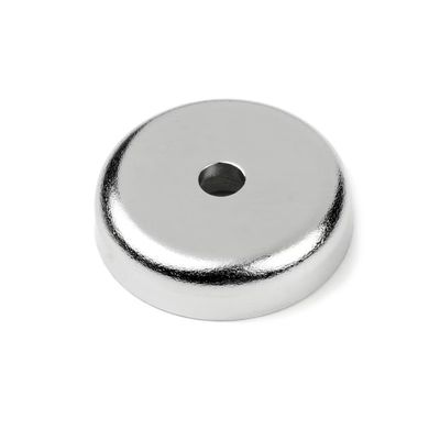 32mm Neodymium Pot Magnet Countersunk Hole 32kg 당기는 용량 1.26인치 지름