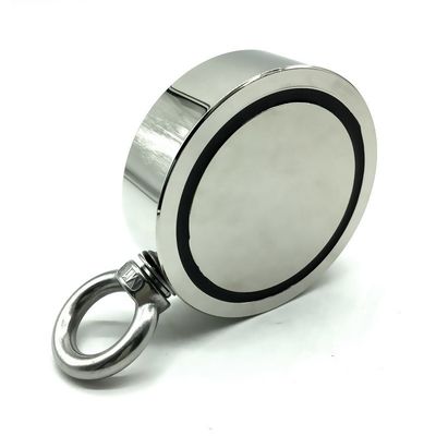밀도 네오디엄 낚시 자석 M8 눈 볼트와 80KG 당기는 힘 48mm 지름