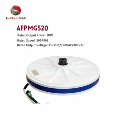 주문 출력 전압 3kw 220v 수직 축 풍력 터빈 발전기 판매