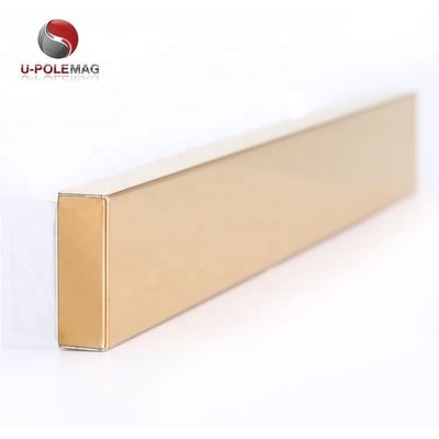 외관 공간 방출 금색 티타늄 자기 칼 막대 400x45x15mm 크기