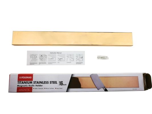 외관 공간 방출 금색 티타늄 자기 칼 막대 400x45x15mm 크기