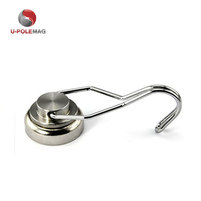 NdFeB 등급 NdFeb 25mm 50lbs 180도 자유 회전 회전 크크 마그네트 산업용