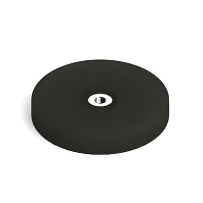 장착하기 쉬운 D43 D66 D88mm 고무 코팅 된 POT 장착 자석