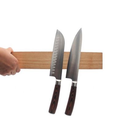 목재 자석 스트립 랙 자석 칼 홀더 자석 흡수 헝거 레버 부엌 액세서리