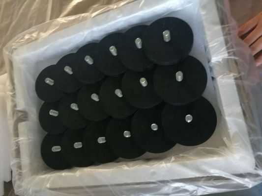 장착하기 쉬운 D43 D66 D88mm 고무 코팅 된 POT 장착 자석