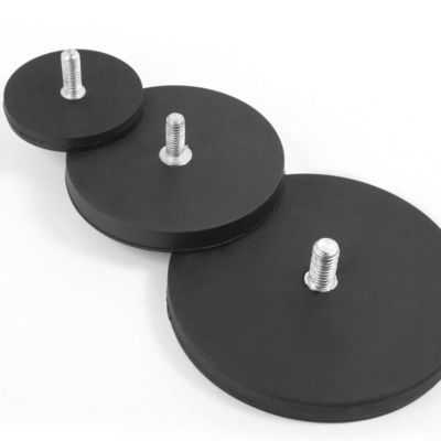 고무로 코팅 된 네오디미움 냄비 자석 D88mm D66mm D43mm D36mm 15-20 일