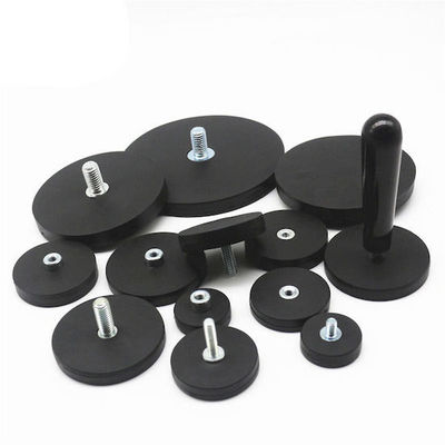 고무로 코팅 된 네오디미움 냄비 자석 D88mm D66mm D43mm D36mm 15-20 일