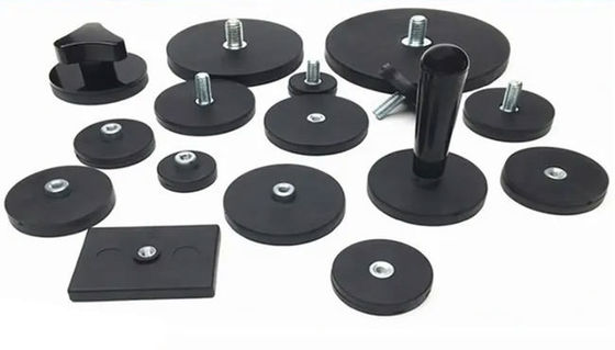 고무로 코팅 된 네오디미움 냄비 자석 D88mm D66mm D43mm D36mm 15-20 일