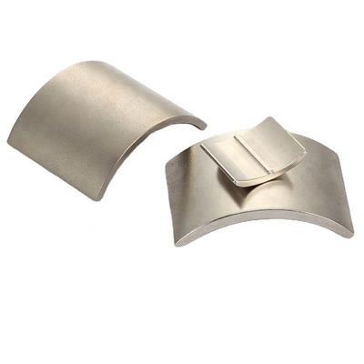 샘플 N52 동기 모터 코팅 에포시 등을 위한 맞춤형 아크 네오디미엄 자석