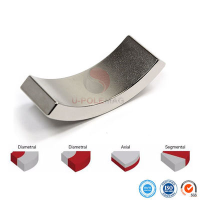 샘플 N52 동기 모터 코팅 에포시 등을 위한 맞춤형 아크 네오디미엄 자석