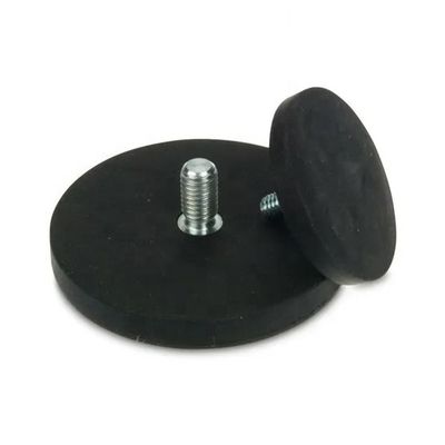 D66mm 20kg의 힘과 내구적인 고무 코팅을 가진 고무화된 네오디륨 냄비 자석