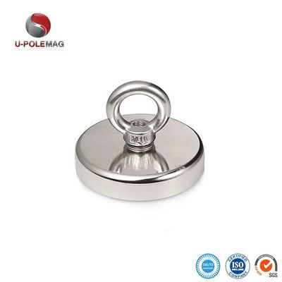 최대 작업 온도 80 섭씨 35 파운드 당기력 페리트 컵 마그네트 장착