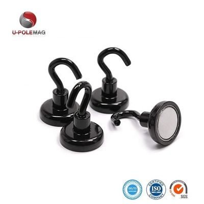 네오디엄 자석 장식용 냄비 자석 D10mm-75mm 갈고리와 강력한 자기 갈고리