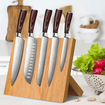 부엌용 영구 자석 Bambu Knife Holder 자연에 반하는 Bambu Block 디자인