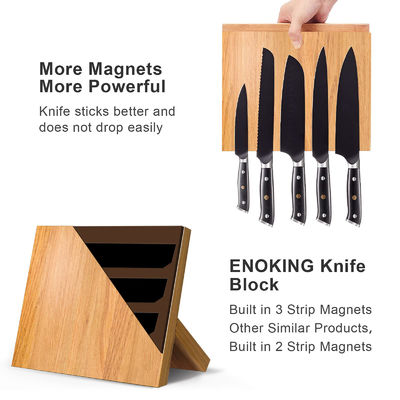 부엌용 영구 자석 Bambu Knife Holder 자연에 반하는 Bambu Block 디자인