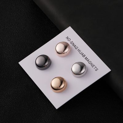 12mm 합금 NdFeB 자석 40개 이상의 색상의 무슬림 스카프용 다중 히잡 자석