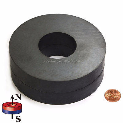OD 115mm x ID 45mm x T20mm 영구 물질과 함께 큰 세라믹 링 자석 C8