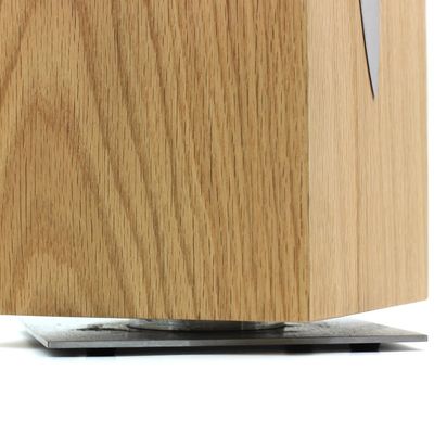 지속가능한 300x150x150mm 4면 자석 칼 블록 360 회전 가능한 목재 칼 홀더