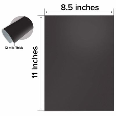 자기 접착력 있는 A4 고무 자석판 크기 297*210mm 두께 0.3mm에서 2mm