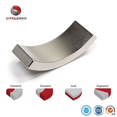 48SH 등급 모터 정밀 허용을 위한 에포시 네오디미엄 세그먼트 자석 /-0.05mm