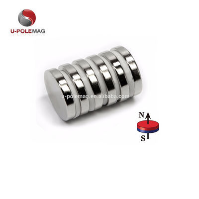 N33 디스크 네오디미엄 자석 둥근 허용 ± 0.05mm 초강한 희토류 자석