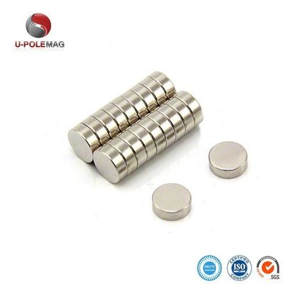 N33 디스크 네오디미엄 자석 둥근 허용 ± 0.05mm 초강한 희토류 자석