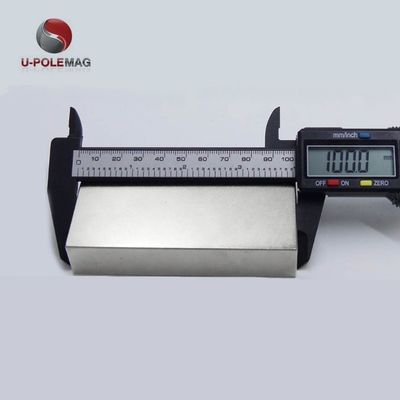 주요 재료 NdFeB 자석 100mm 세 극 거대한 블록 정밀 응용 프로그램