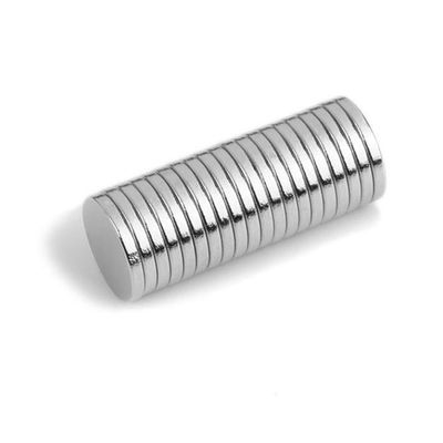 20 년 고온 애플리케이션을 위해 사용자 정의 네오디륨 디스크 자석 10mm x 2mm