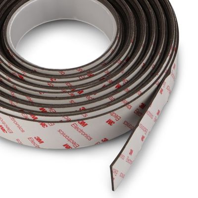 ISO9001 2008 인증 1m 10x1.5mm 네오디미움 자기 접착 테이프 유연하고 쉬운
