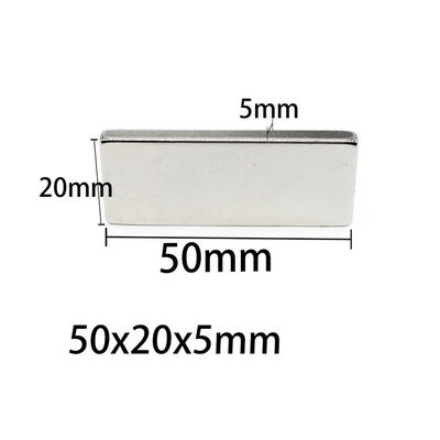 영구 네오디?? 막 자석 희토류 NdFeB 자석 쌍면 35 x 20 x 5mm