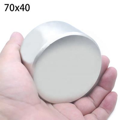 영구 네오디?? 실린더 자석 N45 N52 D70x40mm 기계용 슈퍼 강 자석