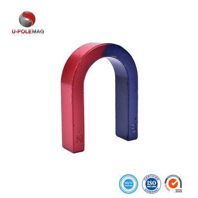 7.3g/cm3 밀도 레드 블루 페인트 폴 U 모양 말말 마그네트 교육 자료
